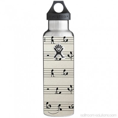 Skins Decals For Hydro Flask 21Oz Standard Mouth / Music Notes Song Page